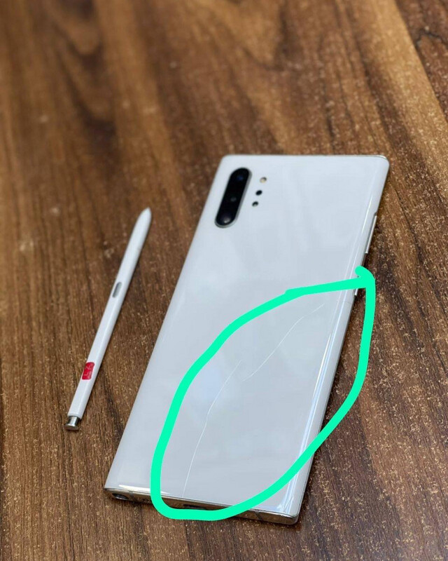 Used Samsung Note10+ 12GB 256GB (Slightly cracked)