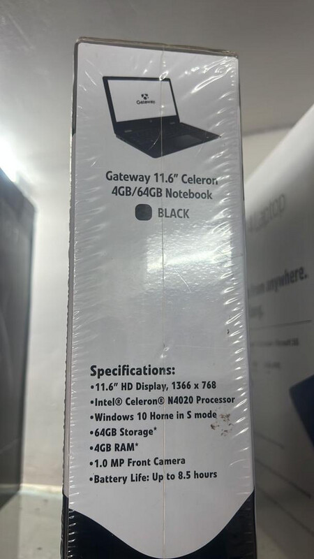 Brand New Gateway 11.6" Intel®️ Celeron 4GB 64GB Notebook N4020 Professor