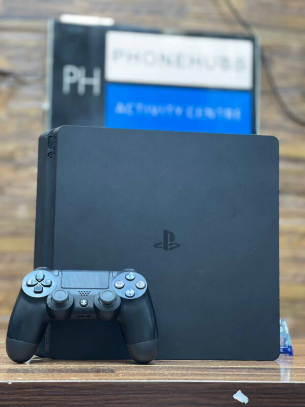 Used PlayStation 4 Slim 500GB with 1Pad 

Installed Games
GTA V
The Witcher 
FIFA 22
NBA 2k22