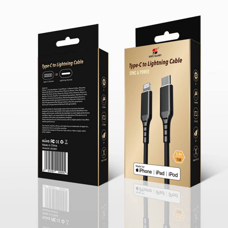 Essential MFI Certified USB-C To lightning Cable (1m)