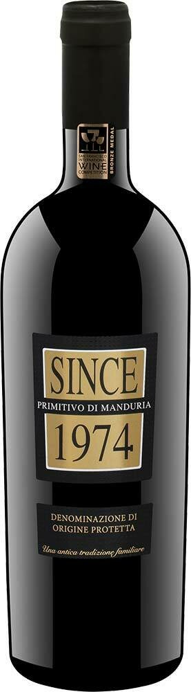 Since 1974 Primitivo di Manduria DOP