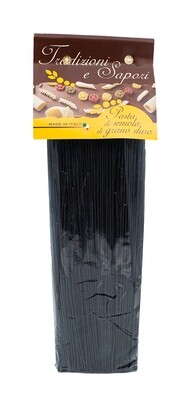 Spaghetti al Nero di Seppia aus Hartweizengriess 26cm