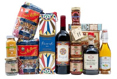 Genusskorb «La Dolce Vita»
prall gefüllt mit italienischen Spitzen-Produkten
