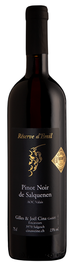 Réserve d&#39;Emil Pinot Noir de Salquenen Valais AOC