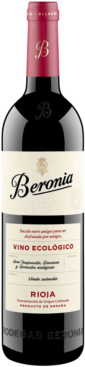 Vino Ecológico Tempranillo Rioja DOCa