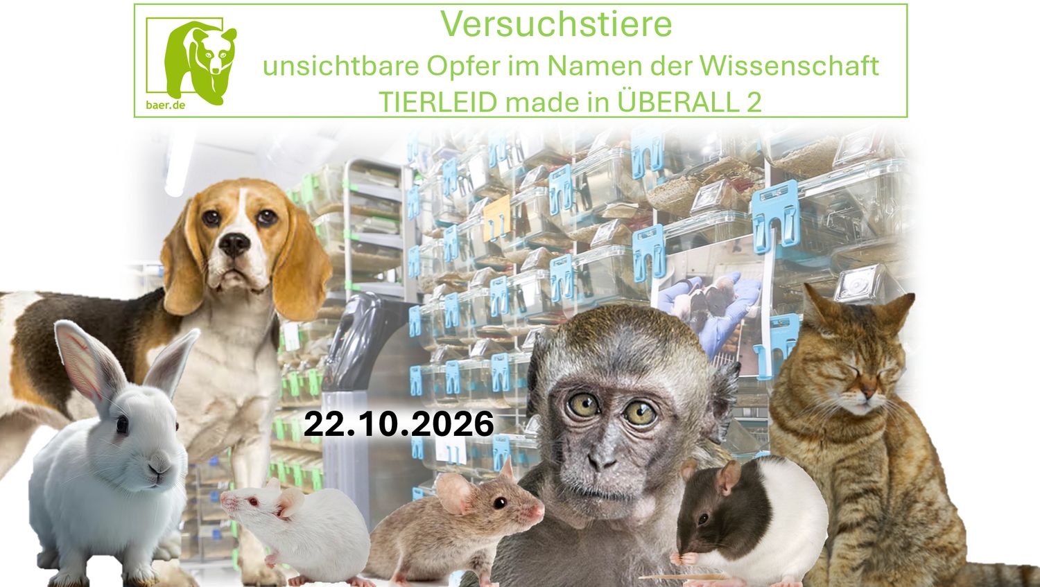 Versuchstiere - unsichtbare Opfer im Namen der Wissenschaft