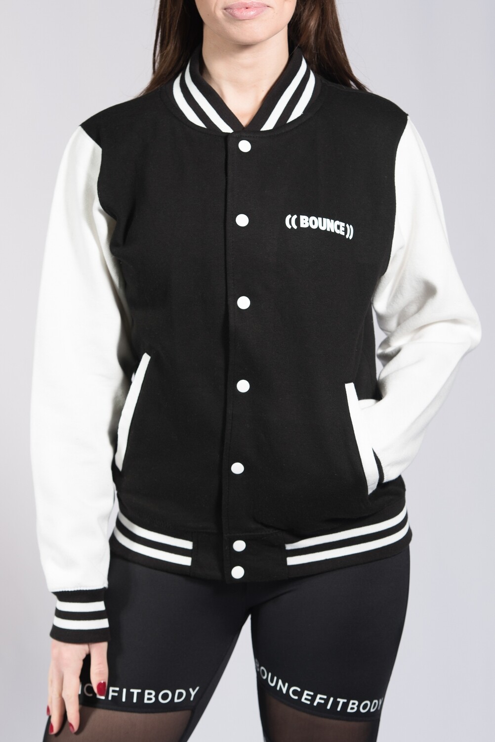 Instructor, Varsity Jacket - Black &amp; White