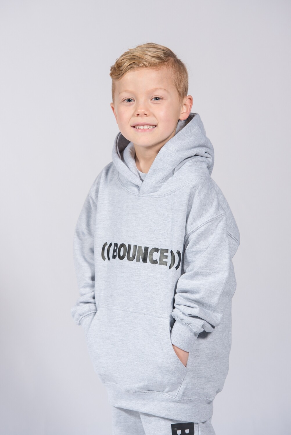 Kids Hoodie - Grey &amp; Black