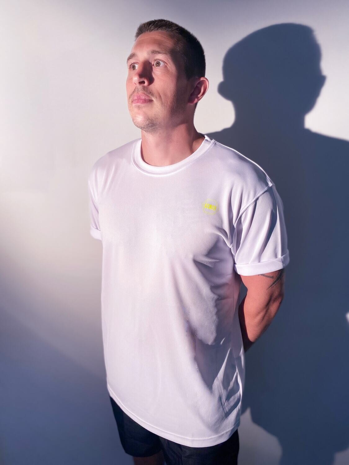((B))asics: T-Shirt, Unisex - White