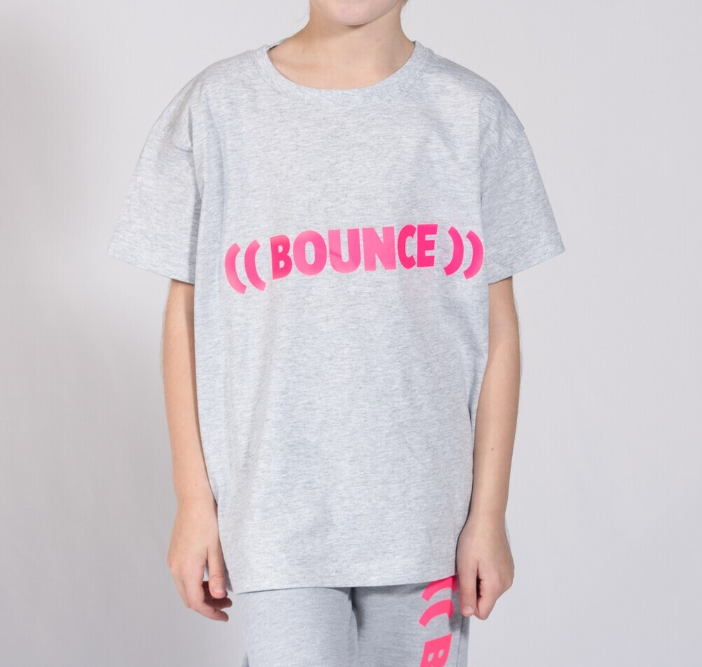 Kids T-Shirt - Grey &amp; Pink