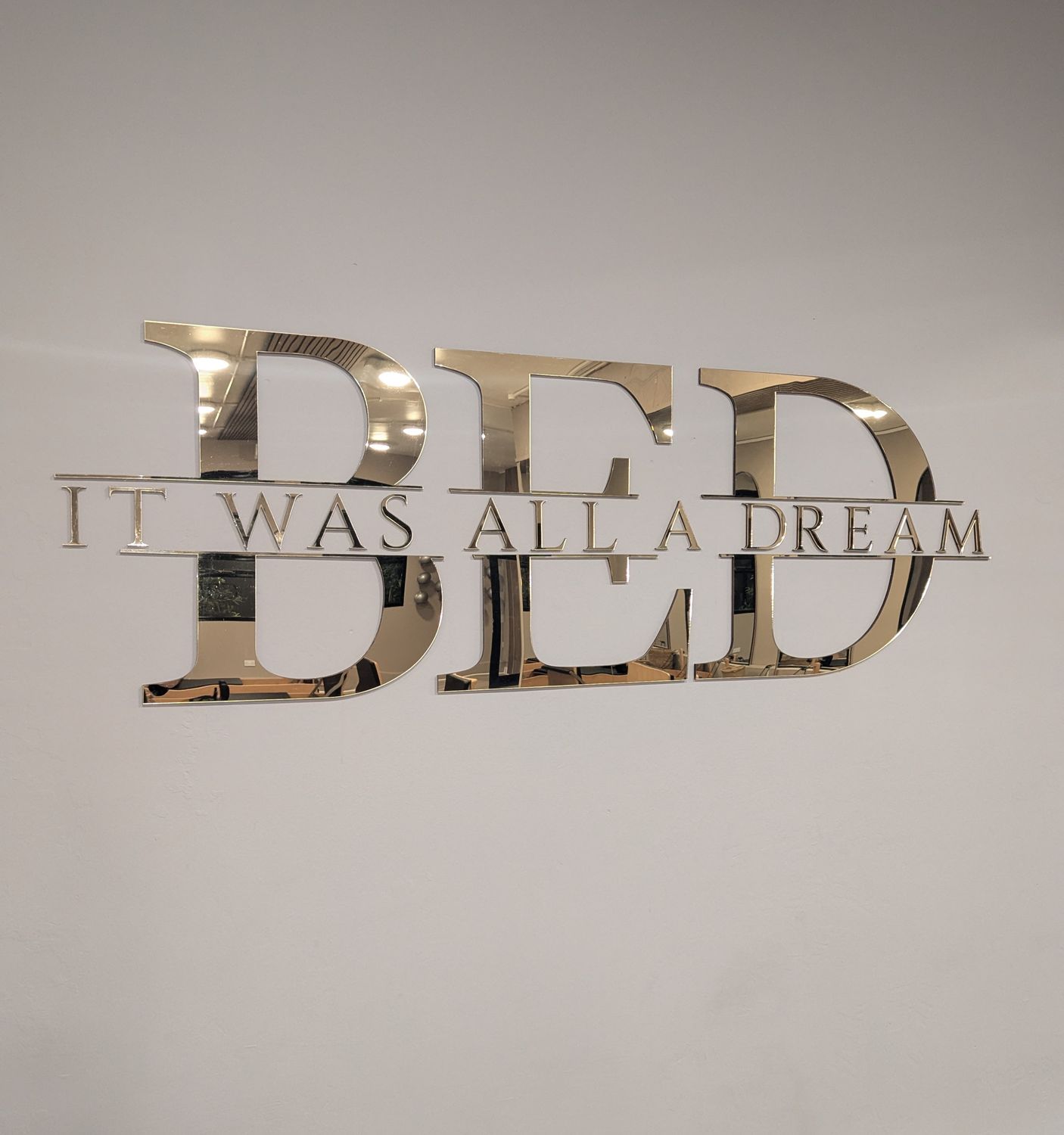 BED - Wall Sign