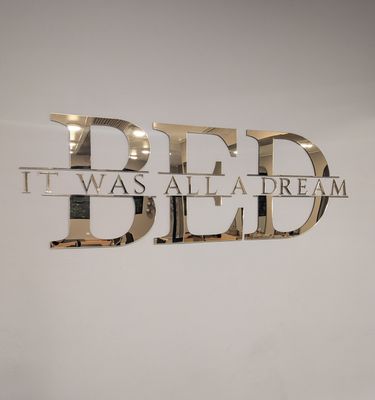 BED - Wall Sign
