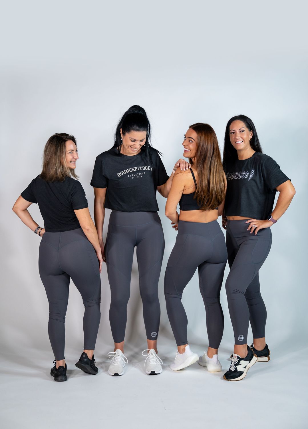 Compression Hex Leggings - Grey