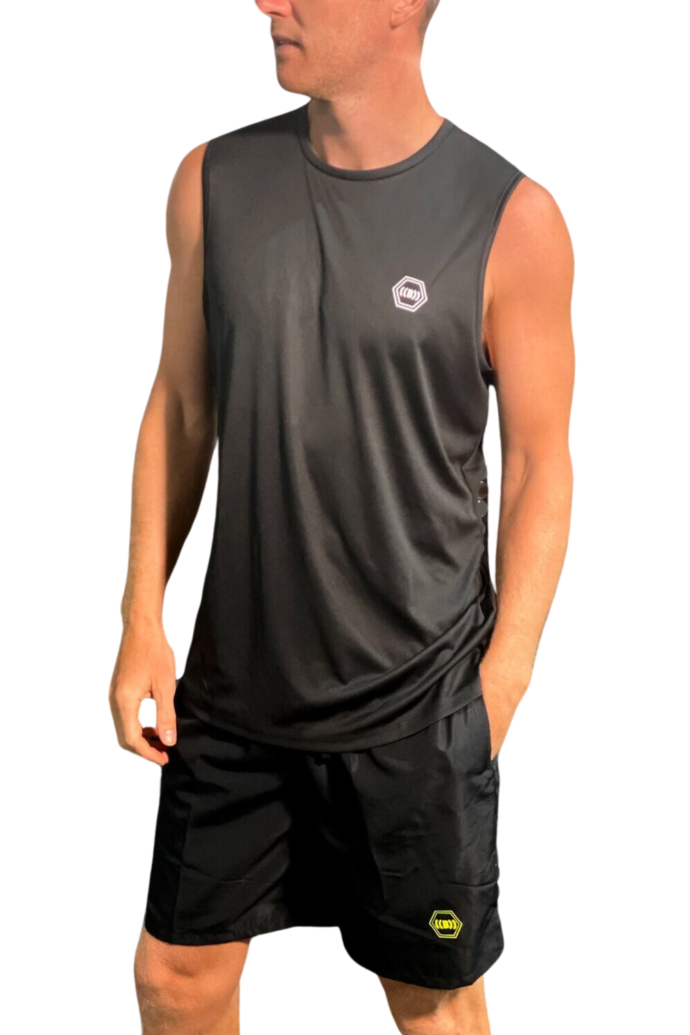 ((B))asics: Sports Vest, Unisex - Black