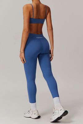 Blue Tie Leggings