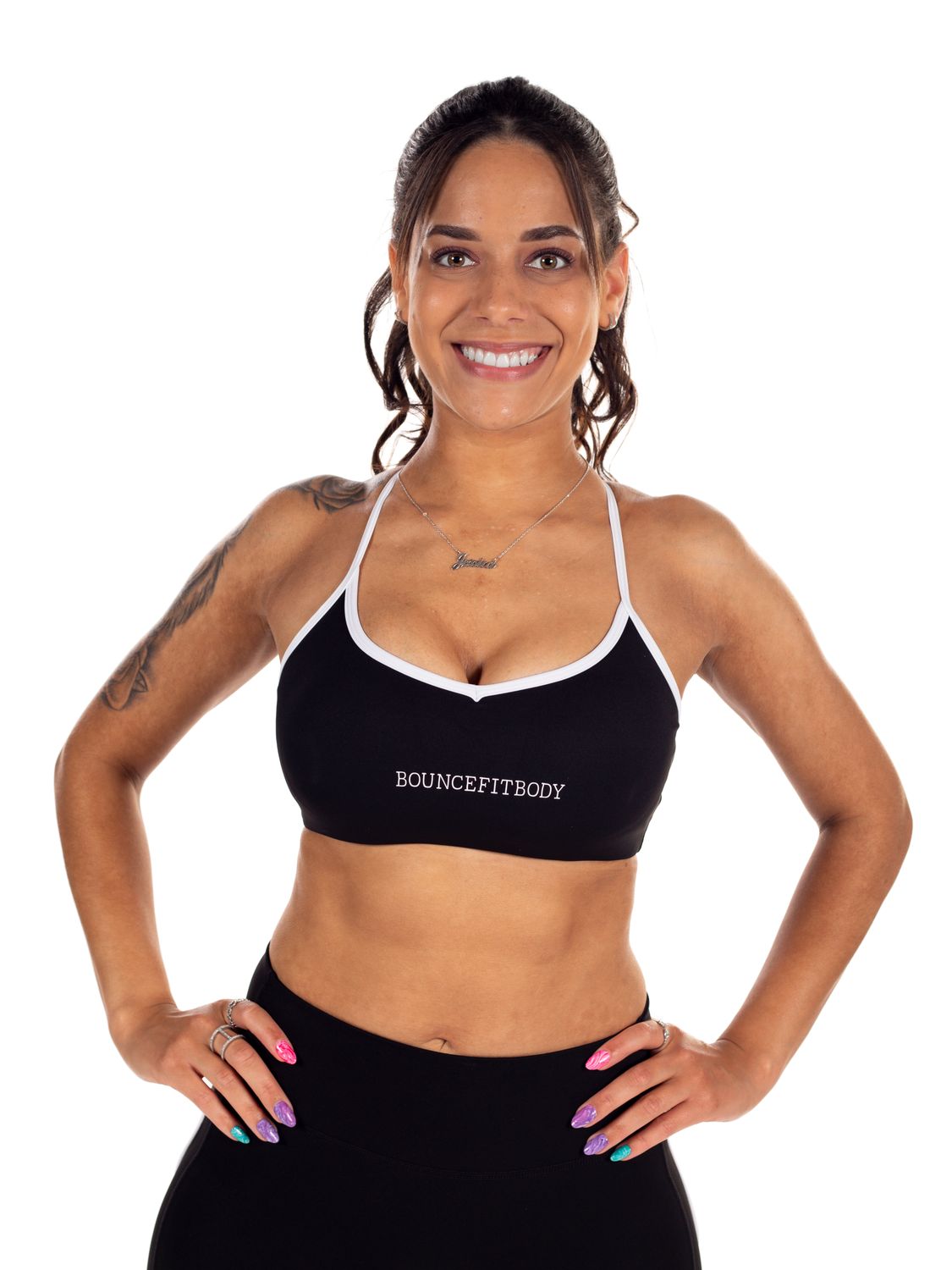 LOVE Black Crop