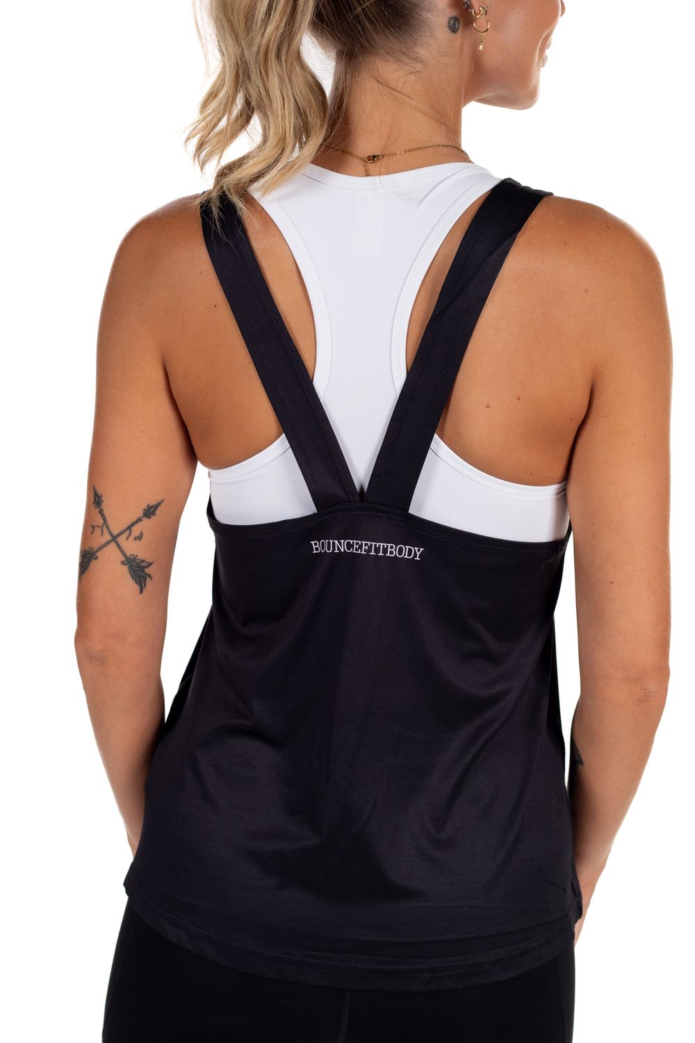Scoop Neck Vest, Typewriter