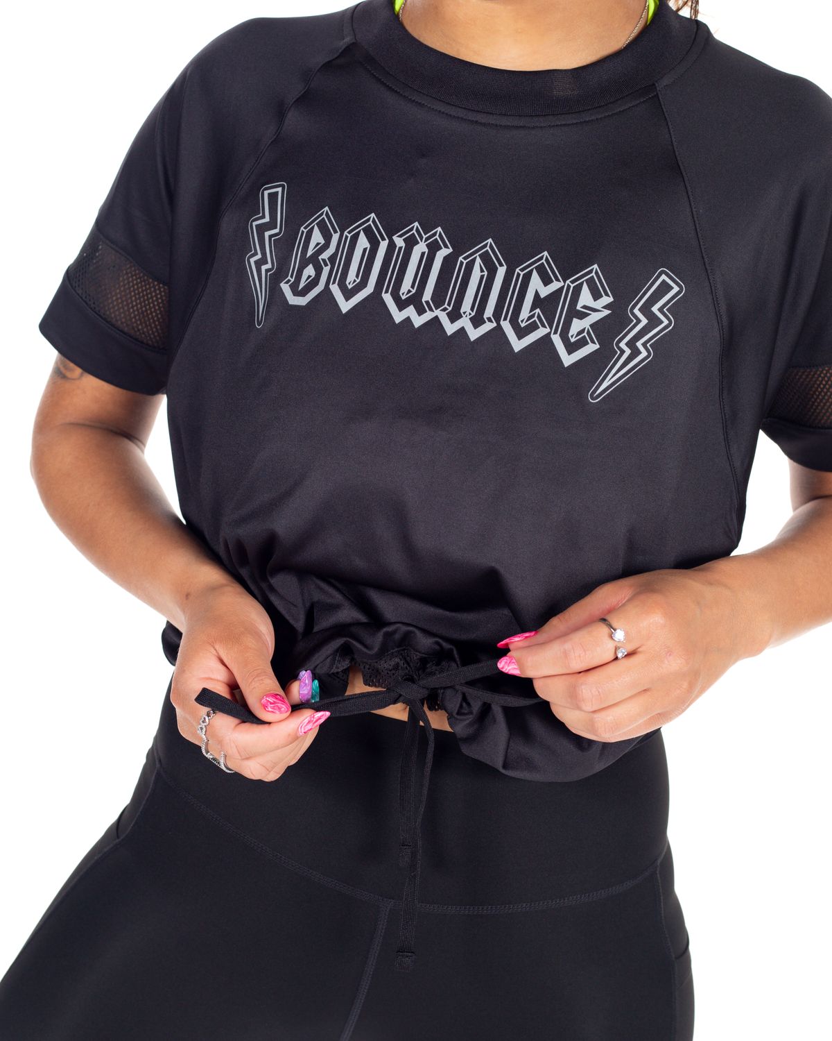 Mesh Over T-Shirt, Lightning