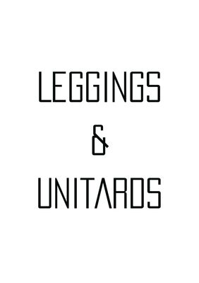 LEGGINGS/UNITARDS