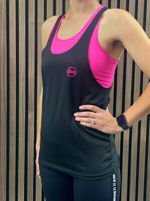 ((B))asics: Loose Sports Vest, Unisex - Black