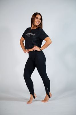 Black Stirrup Leggings