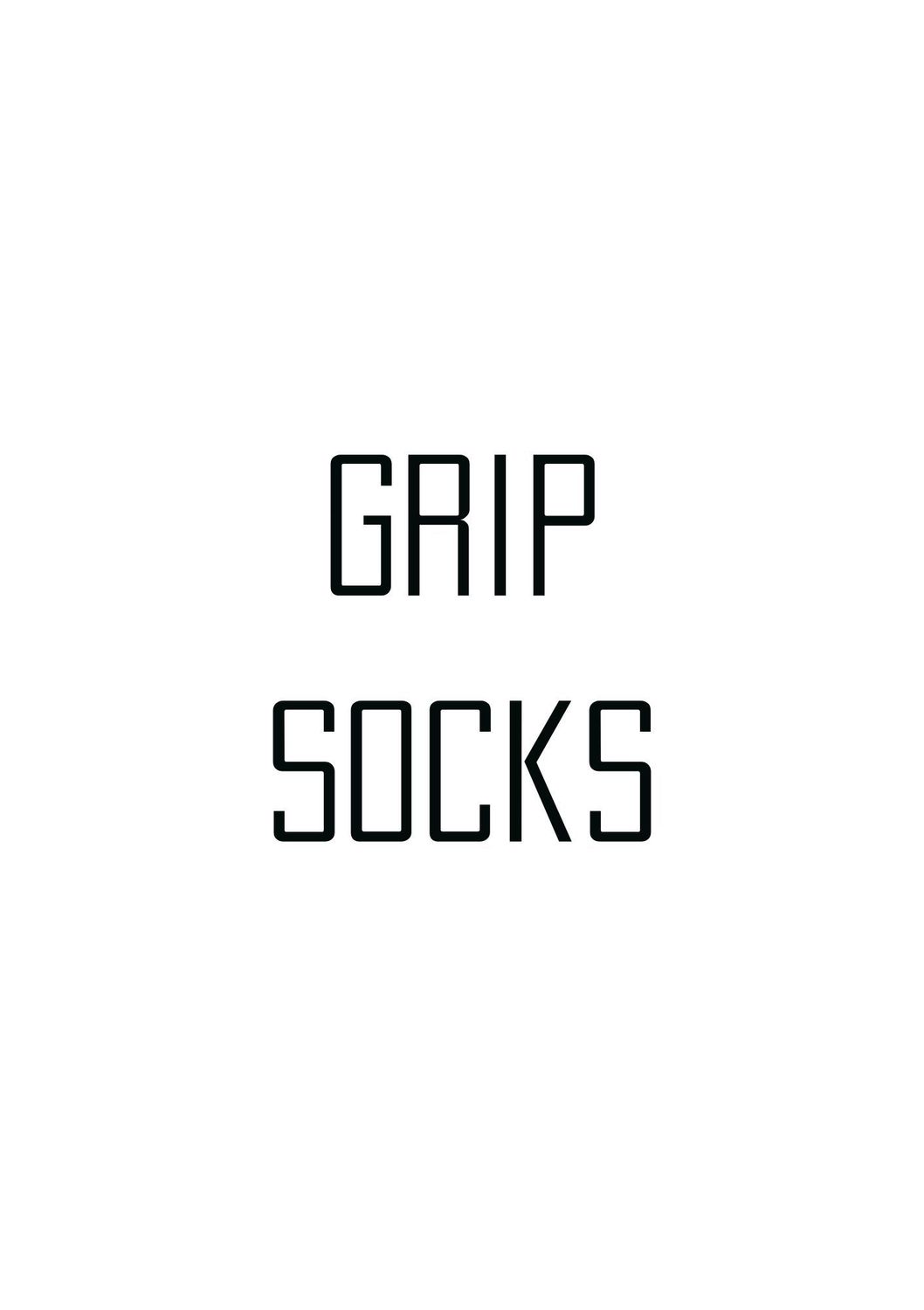GRIP SOCKS.