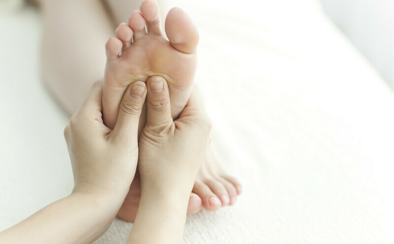 Fuß und Bein Massage