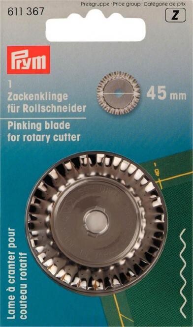 Zacken-Ersatzklinge für Rollschneider, 45mm