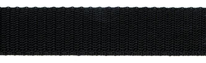 Gurtband aus Polypropylen Breite 25 mm - schwarz