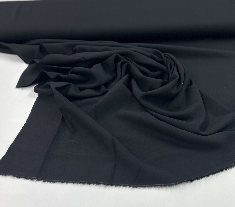 Viskose Twill - schwarz