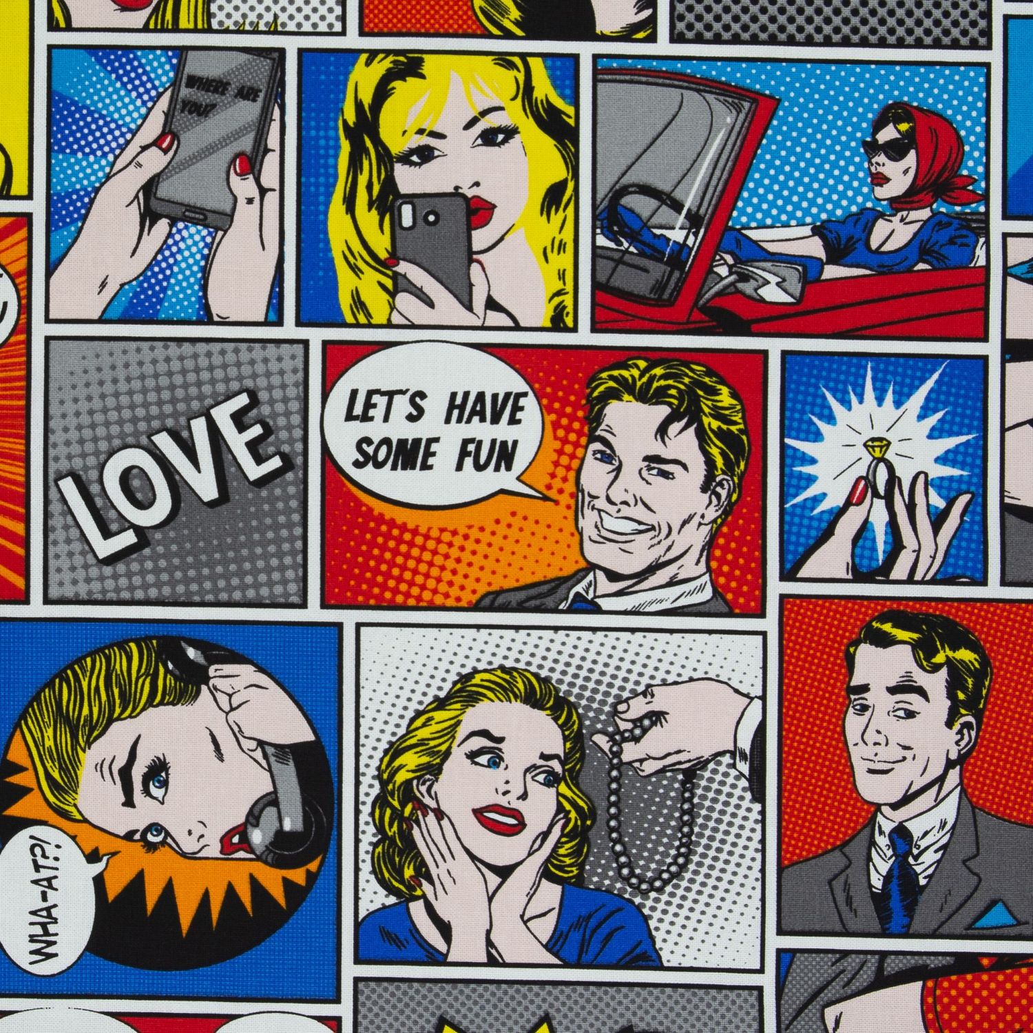 Amar, Dekostoff Webware, Swafing, Comic bunt