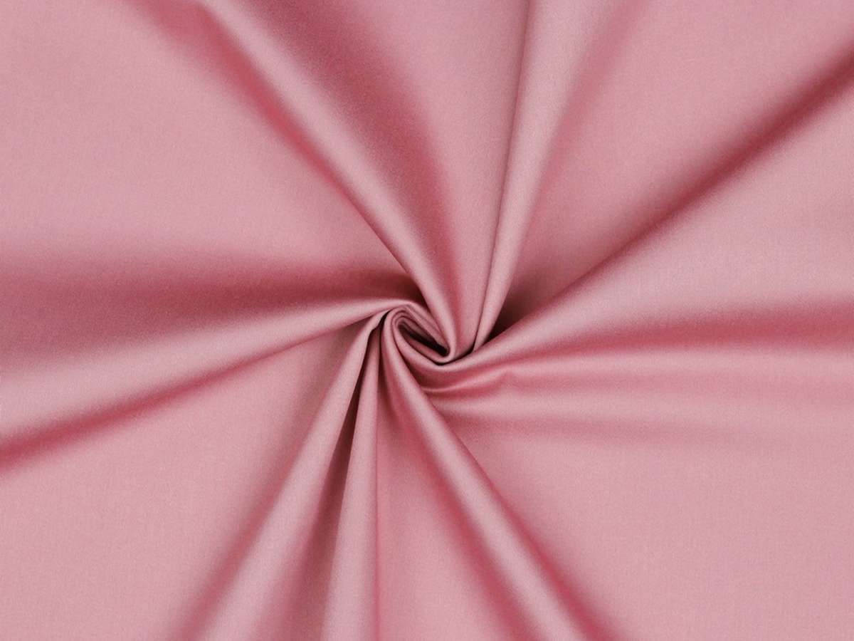 Baumwoll Satin, Stretch, rosa