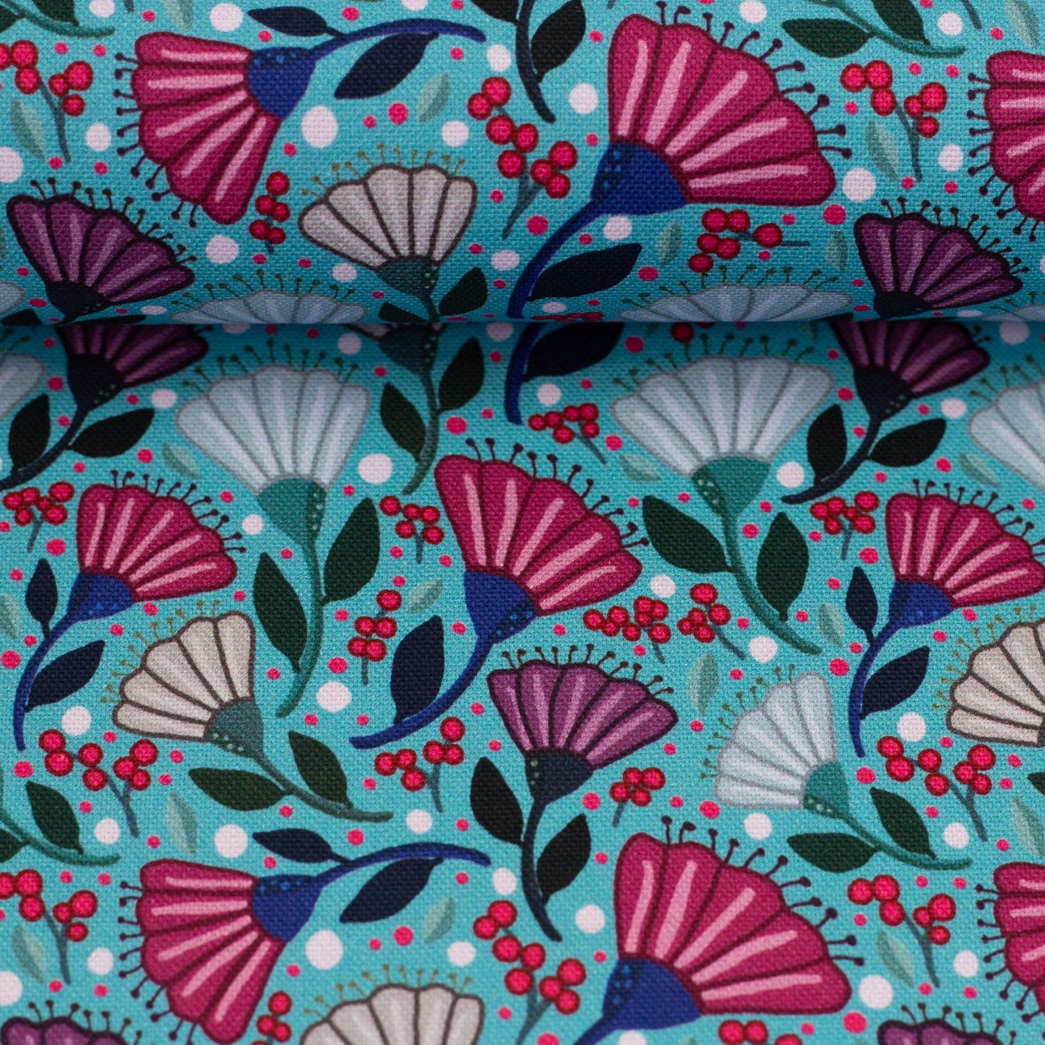 Garden Stories by Emjo Design, Canvas, Swafing - mint