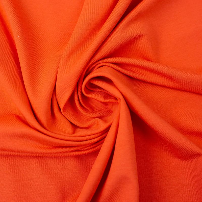 Viskosejersey, uni, orange