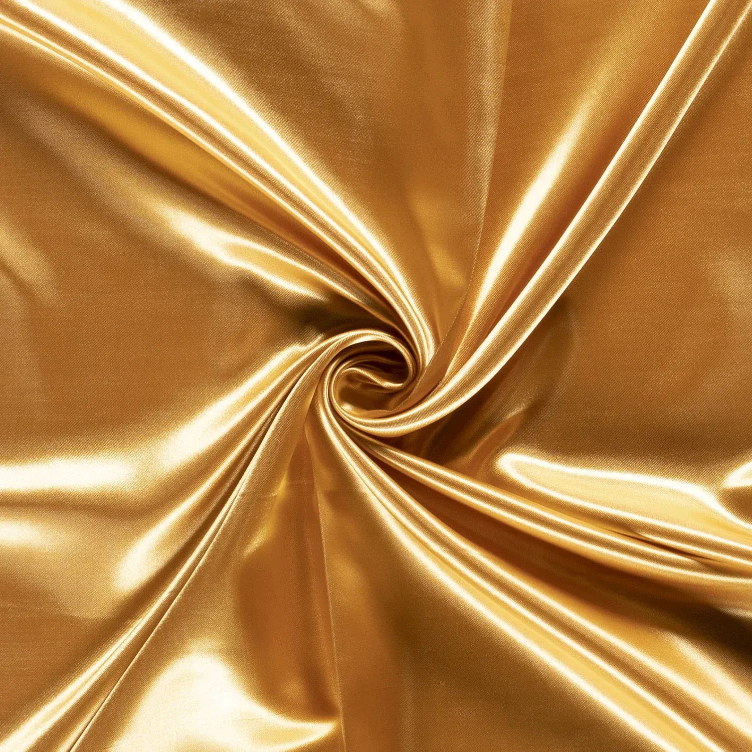 SATIN STOFF UNI GOLD