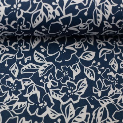 Baumwoll Satin SWAFING, Martha - blau Baumwoll Satin SWAFING, Martha - blau