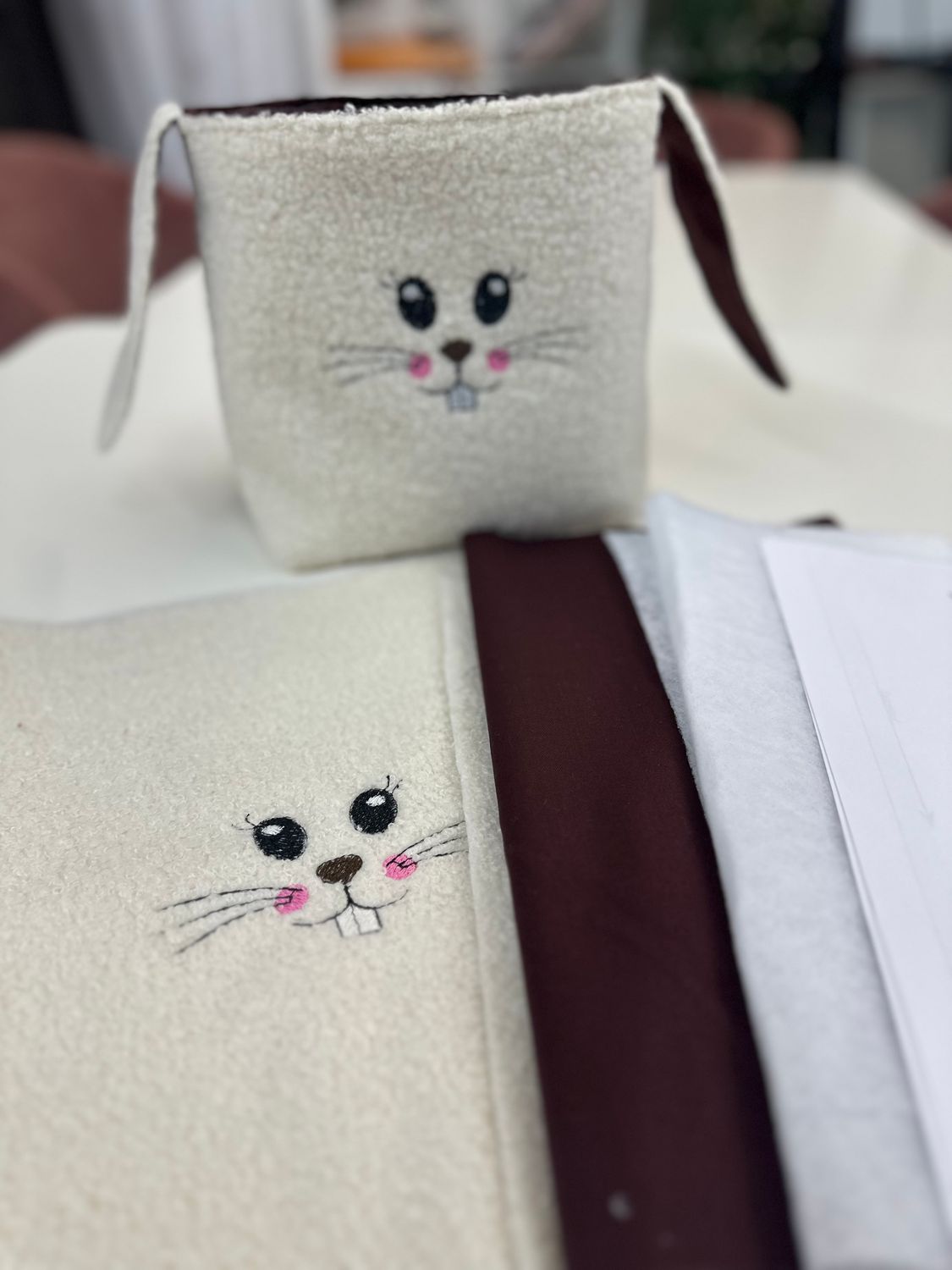 Stoffpaket - Osterhasenkörbchen Stoffpaket - Osterhasenkörbchen