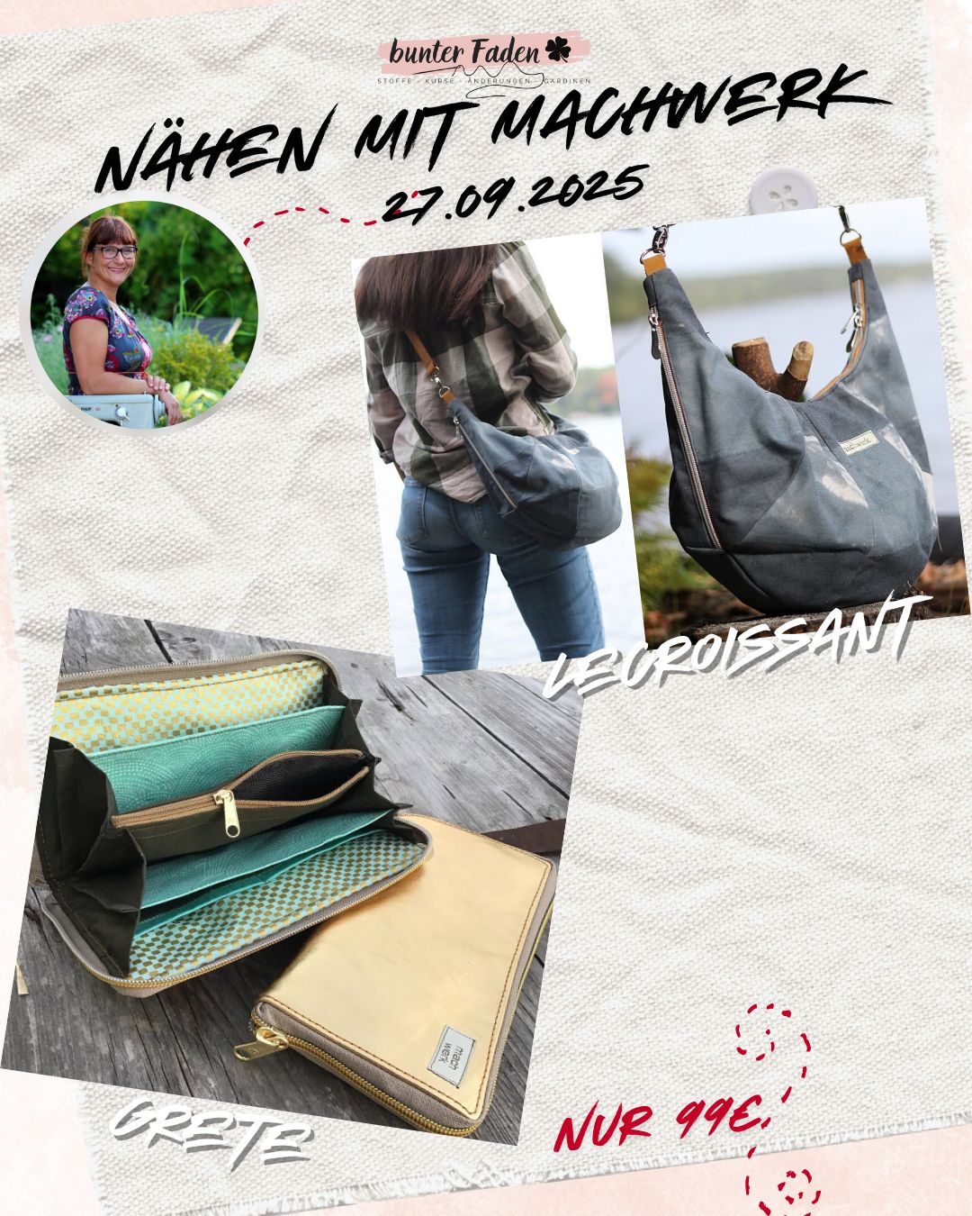Nähen mit "Machwerk" -  27.09.2025 von 10.00 - 18.00 Uhr