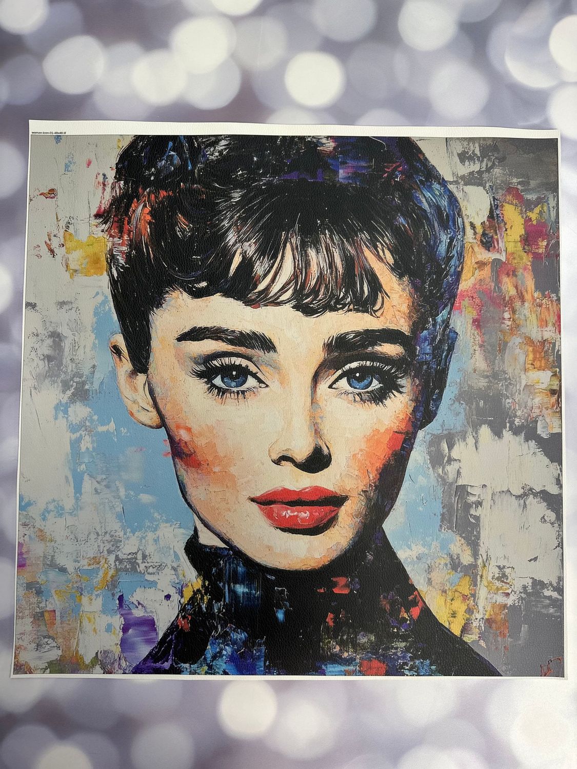 Kunstleder Panel - WOMAN ICON