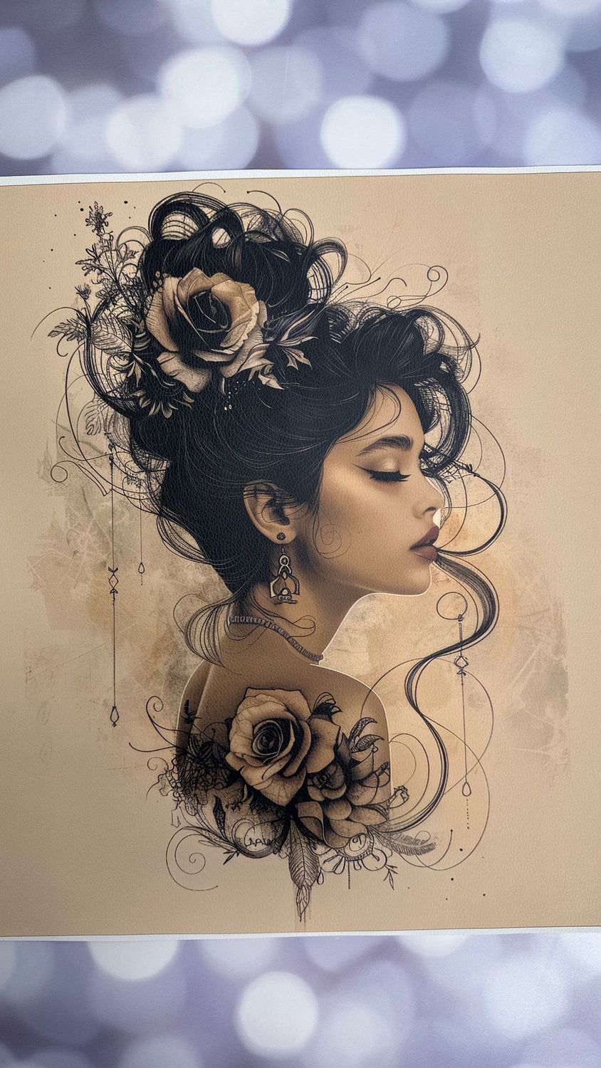 Kunstleder Panel - SKETCH BEAUTY