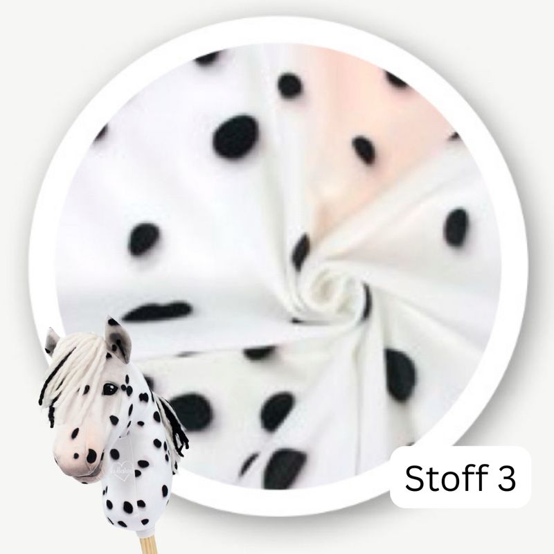 Stoffpaket Hobby Horse "Holly" - Tigerschecke mit Videoanleitung