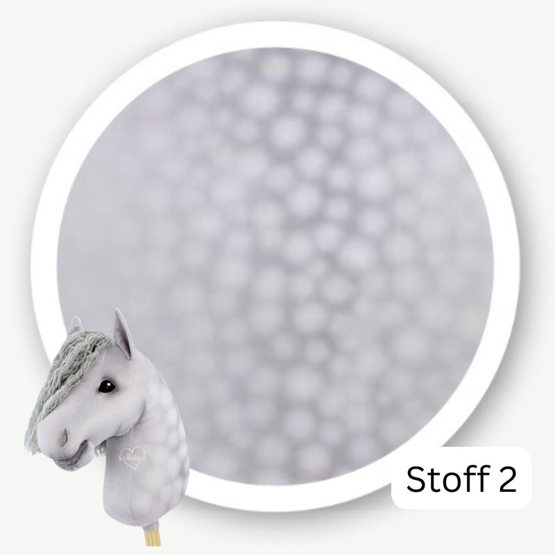 Stoffpaket Hobby Horse "Holly" - Apfelschimmel mit Videoanleitung