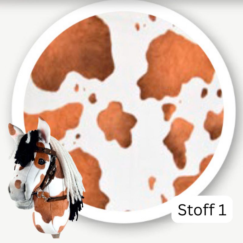 Stoffpaket Hobby Horse "Holly" - gefleckt mit Videoanleitung