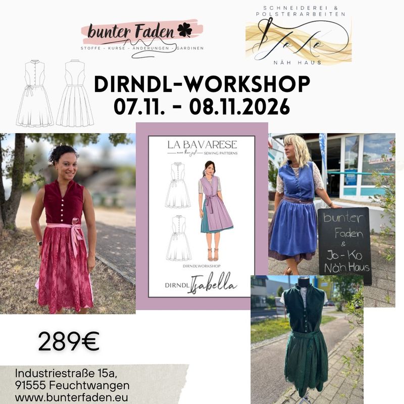 Dirndl-Workshop -  07.11 - 08.11.2026