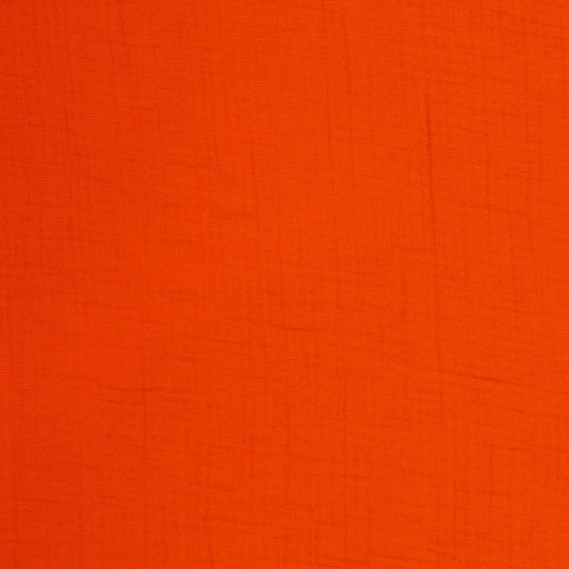 Musselin Thea , **Restschrumpfwert ca. 10%**Double Gauze, orange Musselin Thea , **Restschrumpfwert ca. 10%**Double Gauze, orange