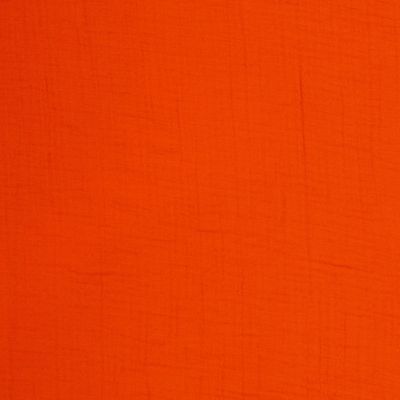 Musselin Thea , **Restschrumpfwert ca. 10%**Double Gauze, orange