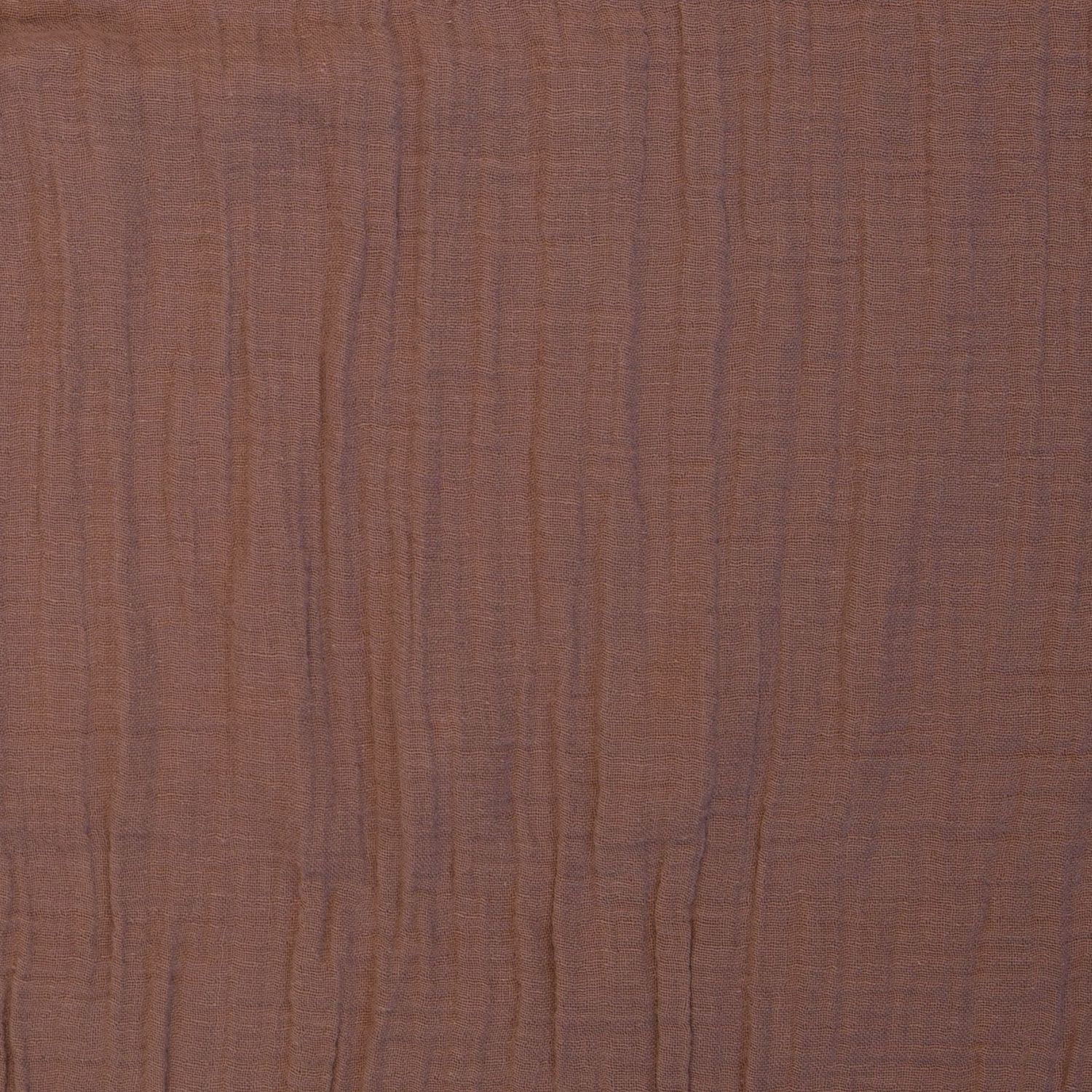 Musselin Thea , **Restschrumpfwert ca. 10%**Double Gauze, mauve