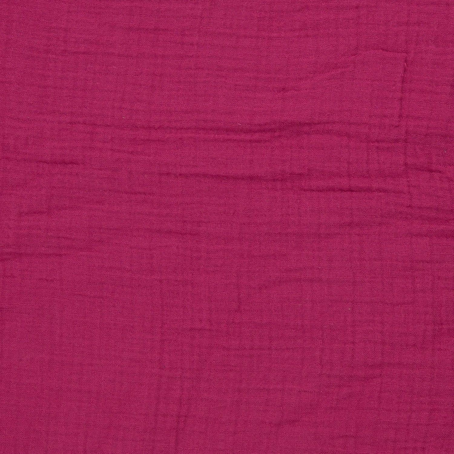 Musselin Thea , **Restschrumpfwert ca. 10%**Double Gauze, fuchsia