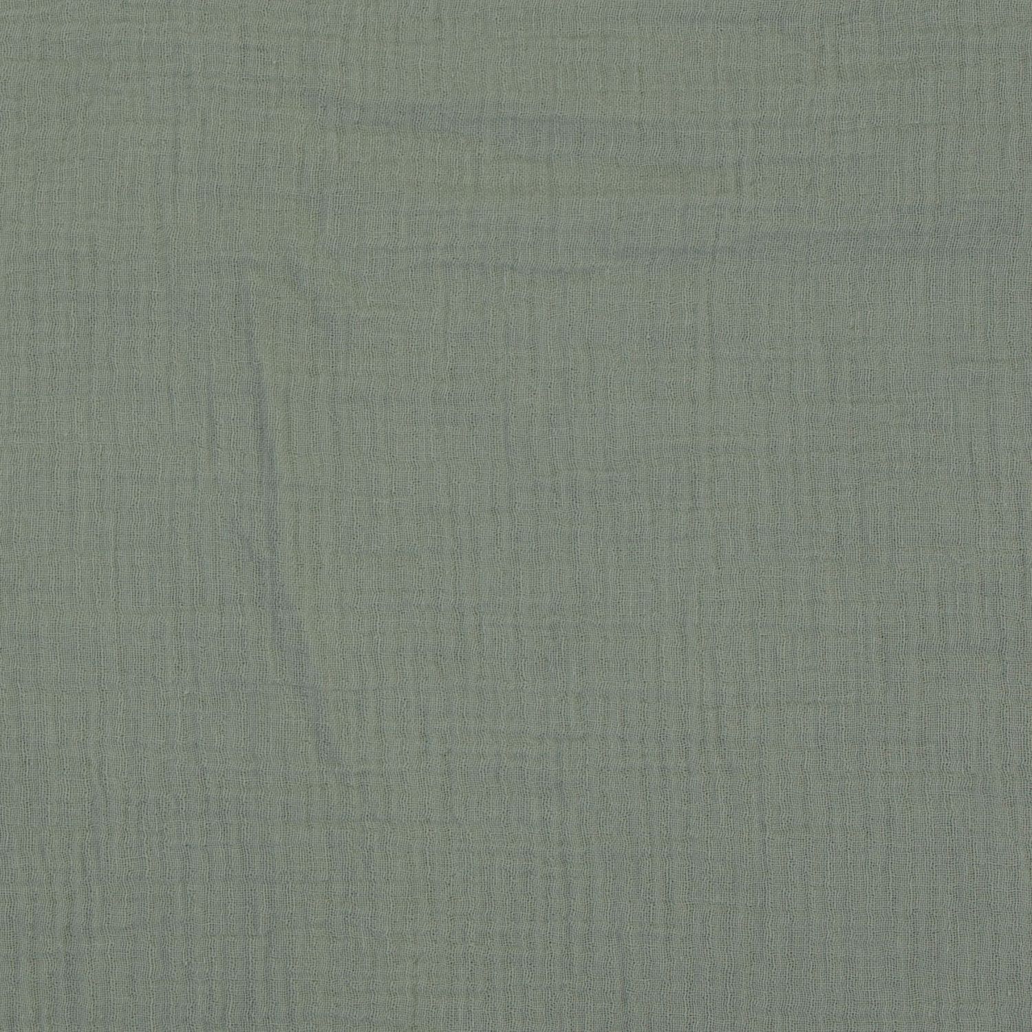 Musselin Thea , **Restschrumpfwert ca. 10%**Double Gauze, zart grün