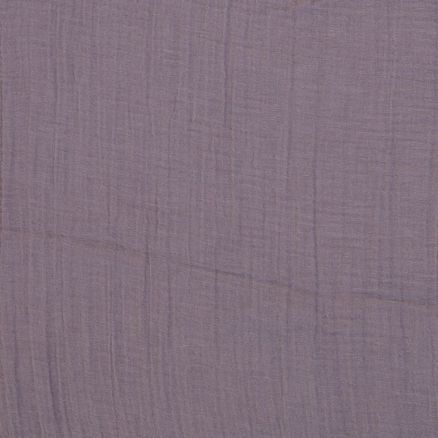 Musselin Thea , **Restschrumpfwert ca. 10%**Double Gauze, altflieder